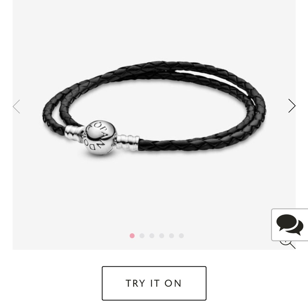 Pandora leather bracelet - Picture 1 of 2
